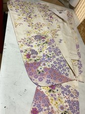 Luxury Floral Kimono Furisode with Shimmer for Formal Ceremony