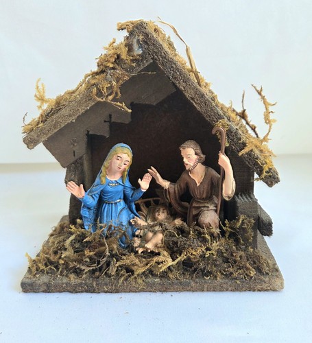 Small rustic nativity scene - small,,