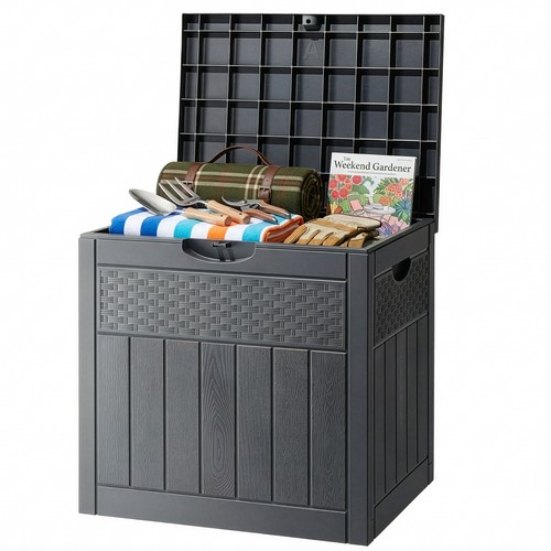 Garden storage box plastic - storage,