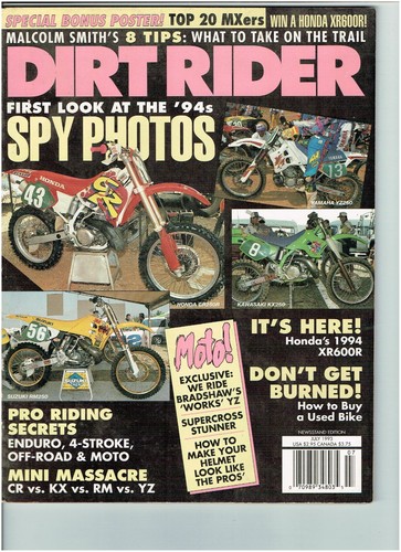July 1993 dirt rider - july,