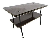 Small Vintage Coffee Table Side Occasional Table era Eames Retro Funky  Wood Ven