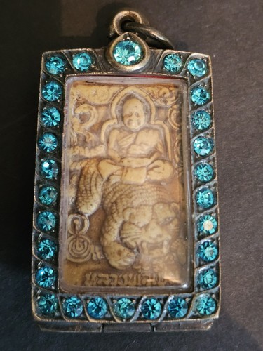 Antique thai buddhist amulet - buddhist,