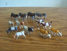 britains vintage farm toys animals lot of Goats & Donkeys.