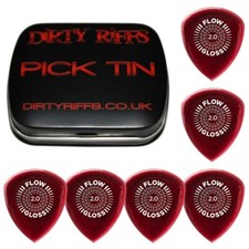 6 x Dunlop Flow Gloss 2.00mm
