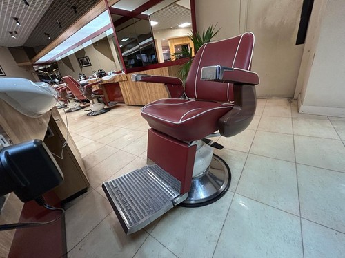 Vintage belmont barber chair - barber,
