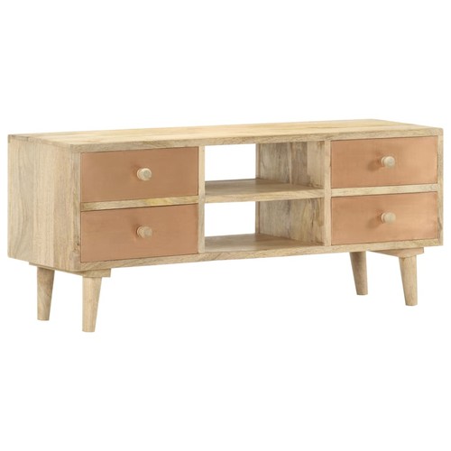 Solid mango wood cabinet - solid,