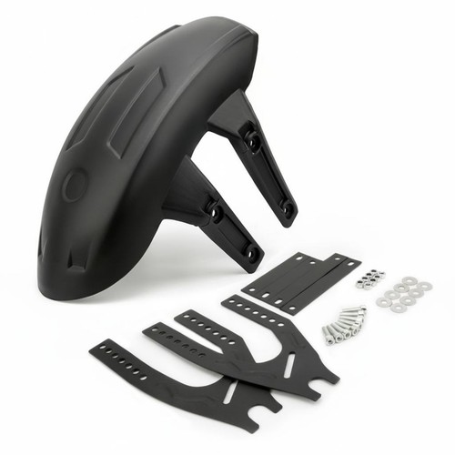 Rear wheel hugger frosted - rear,