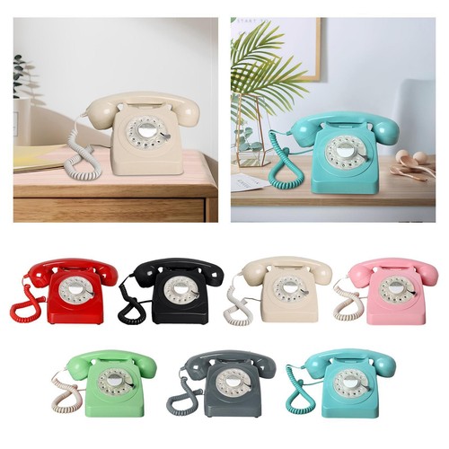 Vintage rotary dial telephone - vintage,