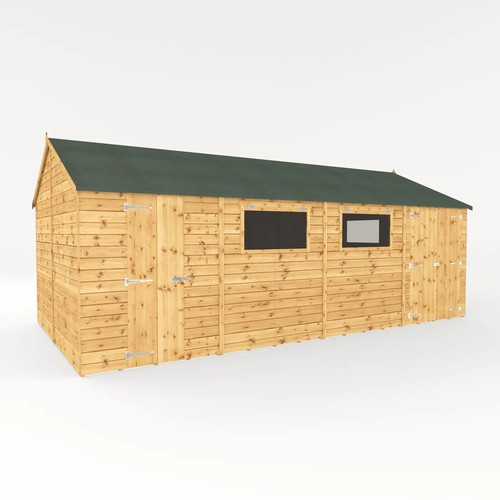 20x10 wooden garden shed - wooden,