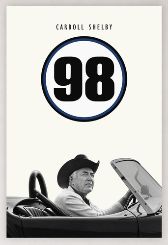 24x36 carroll shelby - shelby, 98
