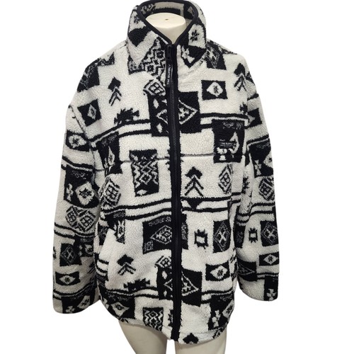 Topman sherpa fleece jacket - topman,