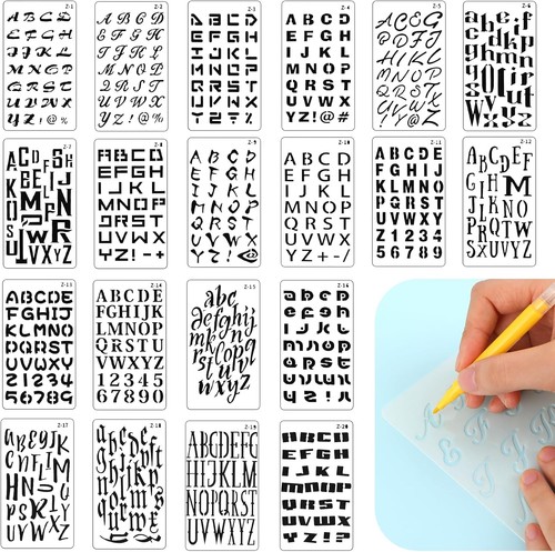 20pcs letter stencils for - 20pcs,
