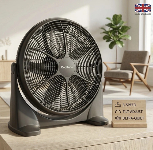 Cooltone box fan 3 - 20”,