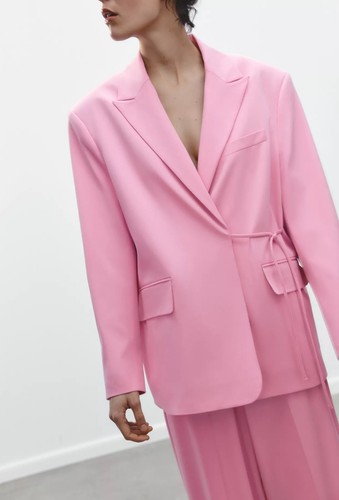 Zara women pink oversize - zara,