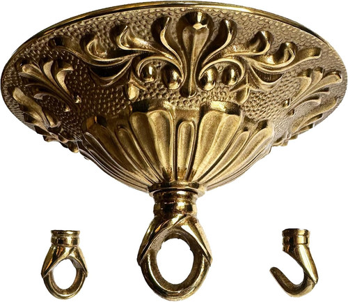 Brass light canopy kit - canopy,