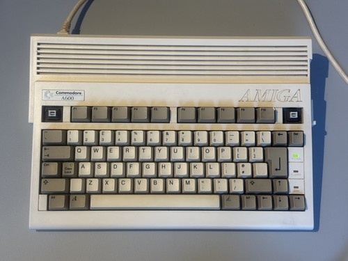 Commodore amiga a600 with - commodore,