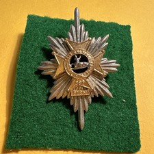 ORIGINAL BRITISH ARMY ANODISED CAP BADGE WORCESTER AND SHERWOOD FORESTERS LBB