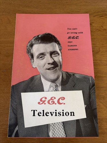1954 gec television - gec, leaflet