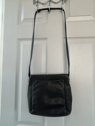Tula black leather - leather, satchel