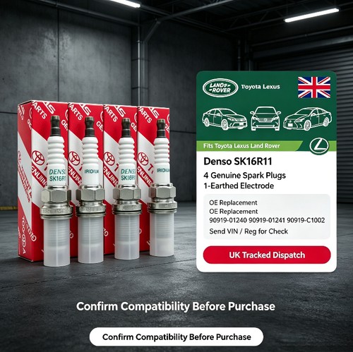 Denso sk16r11 spark plugs - 4x,