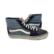 Vintage Made In USA Vans Sk8 Hi Navy Black Men’s Shoes Rare Collector Size 10