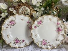 2- Royal Crown Derby “ Pinxton Roses “ Plates