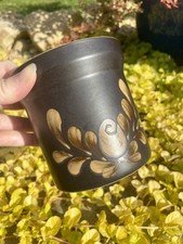 Denby 'Bakewell' Ceramic Pot - Oven Cooking - Plant Pot – Brown Floral Design