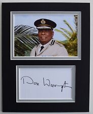 Don Warrington Signed Autograph 10x8 photo display Death in Paradise COA AFTAL