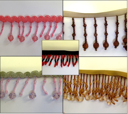 Curtain cushion beaded glass - curtain,