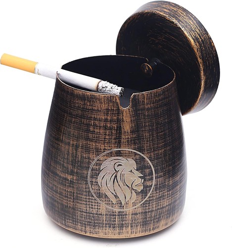 Ashtray with lid windproof - ashtray,