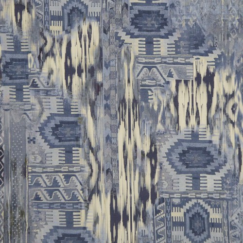 Talula kilim indigo blue print - kilim,
