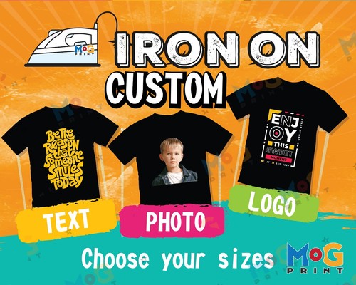Custom iron heat transfers - custom,