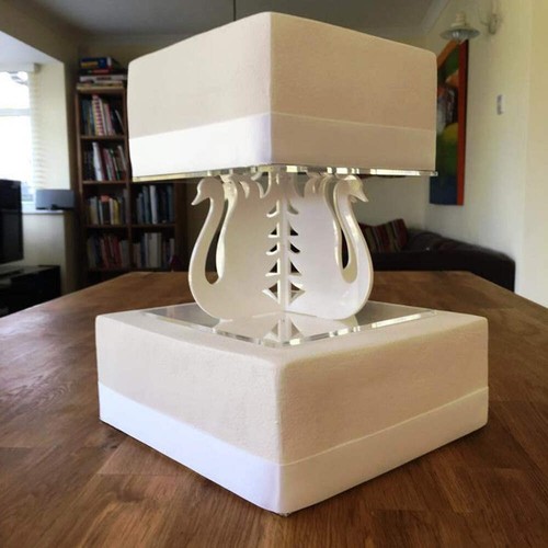 Swan square cake - square,