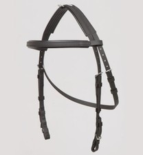 Zilco Hackamore Bridle Headstall - Horse size - Black