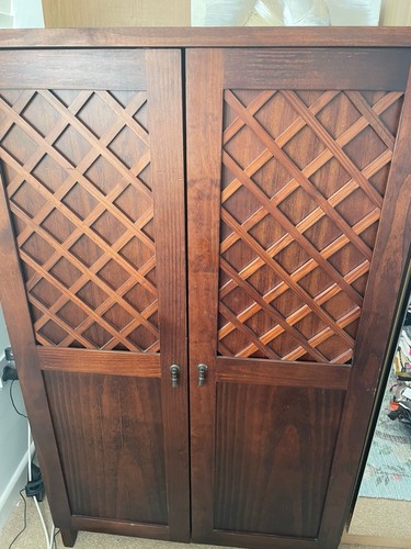 Vintage secretary wardrobe - vintage,