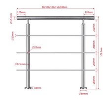 Outdoor Indoor Handrail with
