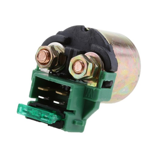 Green motorcycle starter - green,