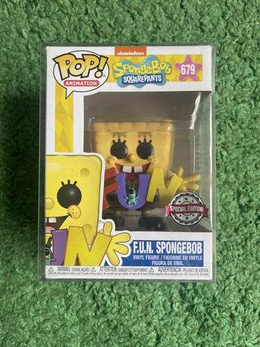 Pop funko spongebob u - spongebob, f.u.n