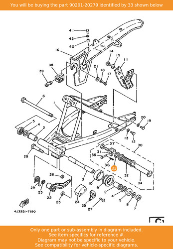 Yamaha washer plate - yamaha, washer,
