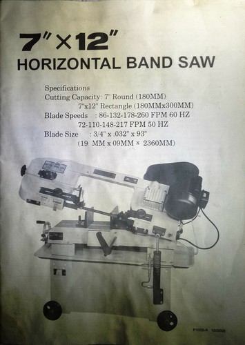 Standard 12 horizontal - x, 12"
