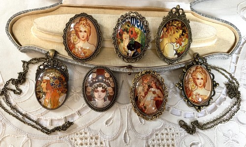 Fab job lot handmade cameo - lot, x