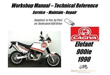 Cagiva Elefant 900ie Service Repair Workshop Manual USB 1990