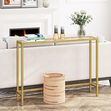 Console Table Tempered Glass