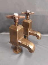  ART DECO AGED BRASS BATH