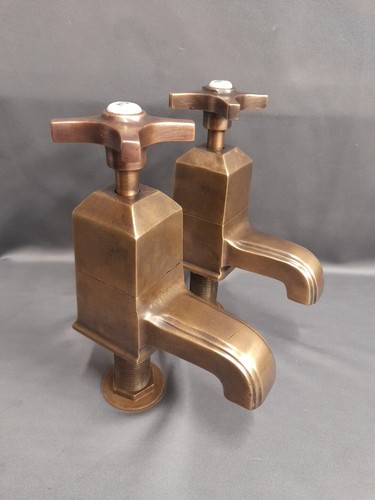 Art deco aged - , brass