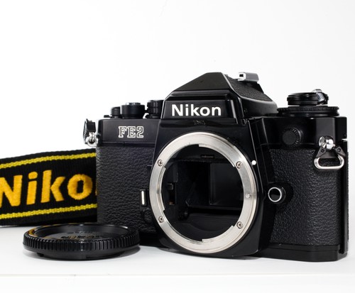 Mint nikon fe2 black 35mm - nikon,