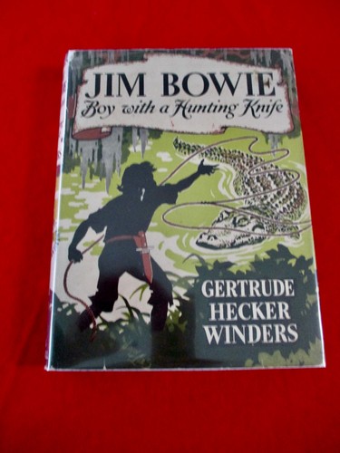 Jim bowie boy with - a, hunting