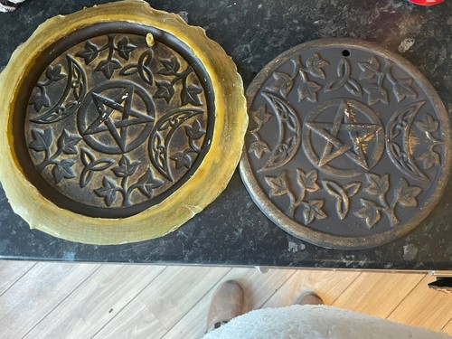 Latex rubber mould pentagram - rubber,