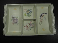 Poole Pottery 4 Section Hors