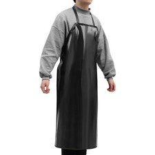 Waterproof Apron PVC Apron Chef Butcher Work Heavy Duty Royal Black Best Quality